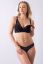Preview: Lace Plunge Maternity and Nursing Bra, black