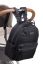 Preview: Babymel Quilted Eco Changing Backpack black