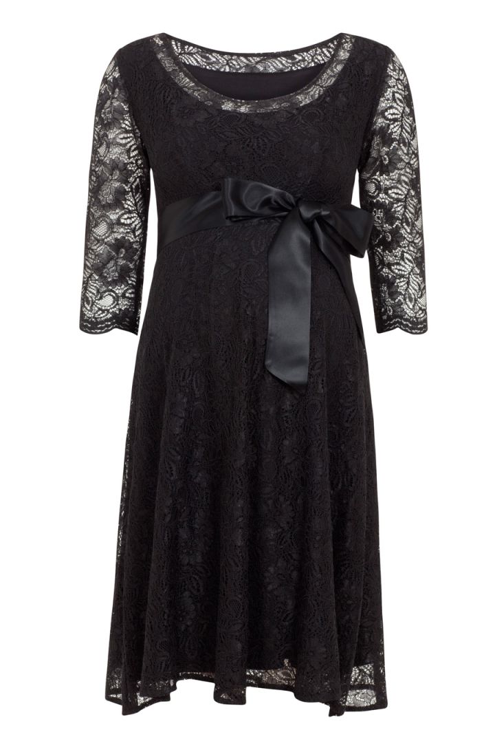 Freya Maternity Lace Dress black