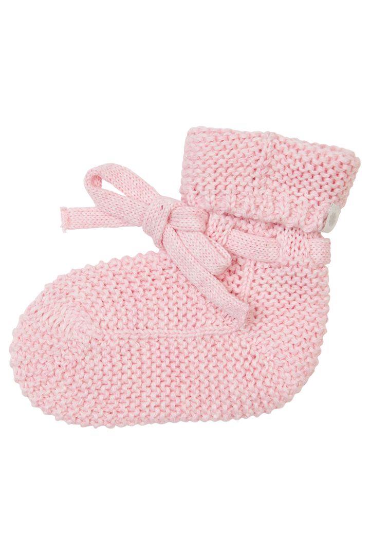 Organic Baby Knitted Shoes pink