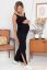 Preview: Ecovero Bodycon Maternity and Strappy Dress black