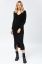 Preview: Ribbed Knit Maternity Dress with Buttons black
