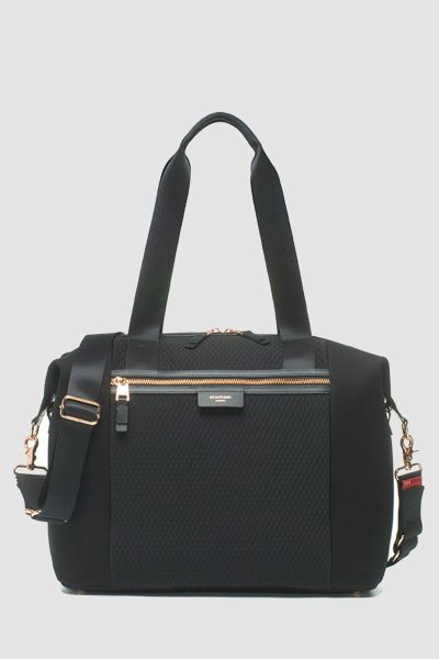 Storksak Stevie Luxe nappy bag, black