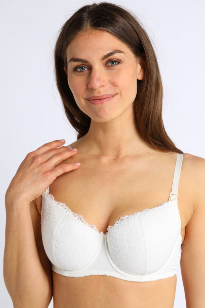Full Cup Nursing Bra with Lace