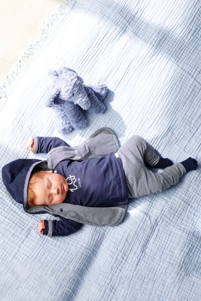 2pcs Baby-Set with Shirt and Trousers navy