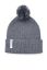 Preview: Rib Knit Boobl Hat with Merino Wool grey