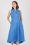 Vorschau: Midi Baumwolle Umstandskleid royal blau
