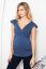 Preview: Cross-Over Maternity and Nursing Top blue