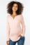 Preview: Eco Viscose Henley Maternity and Nursing Shirt blush