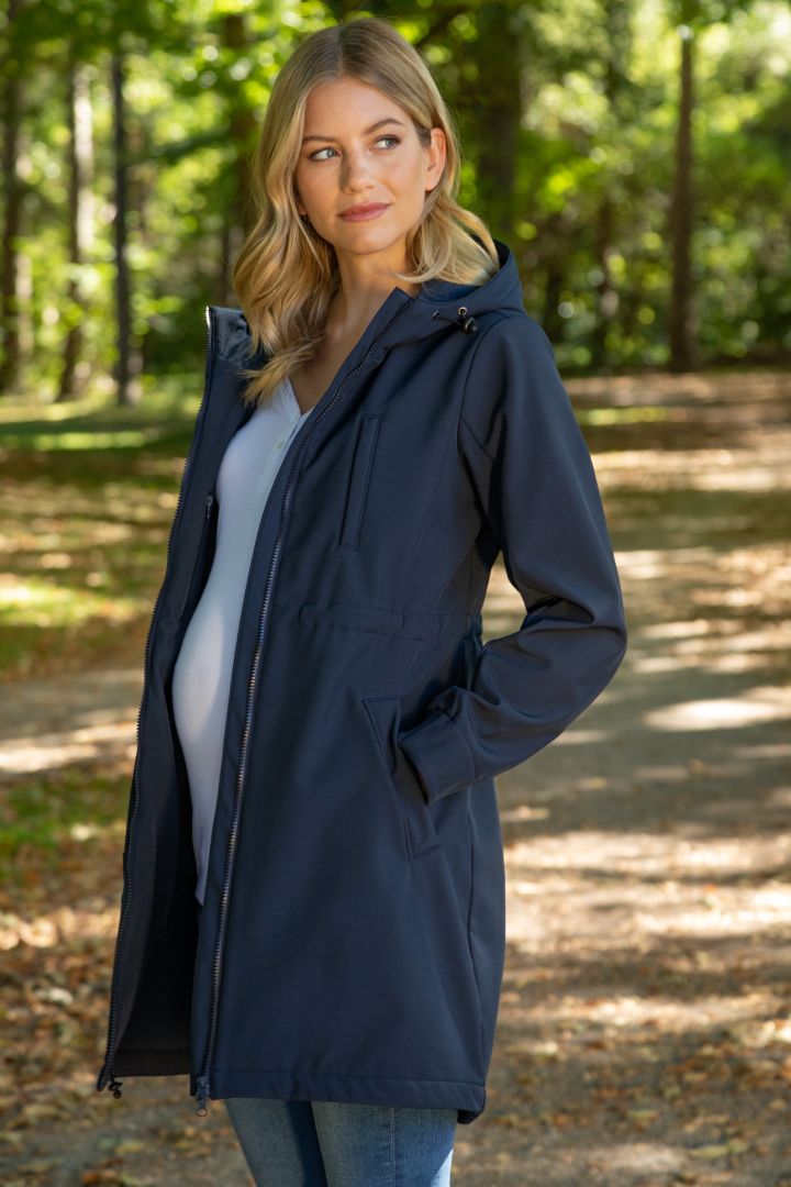 3 in 1 Maternity and Carrying Jacket navy