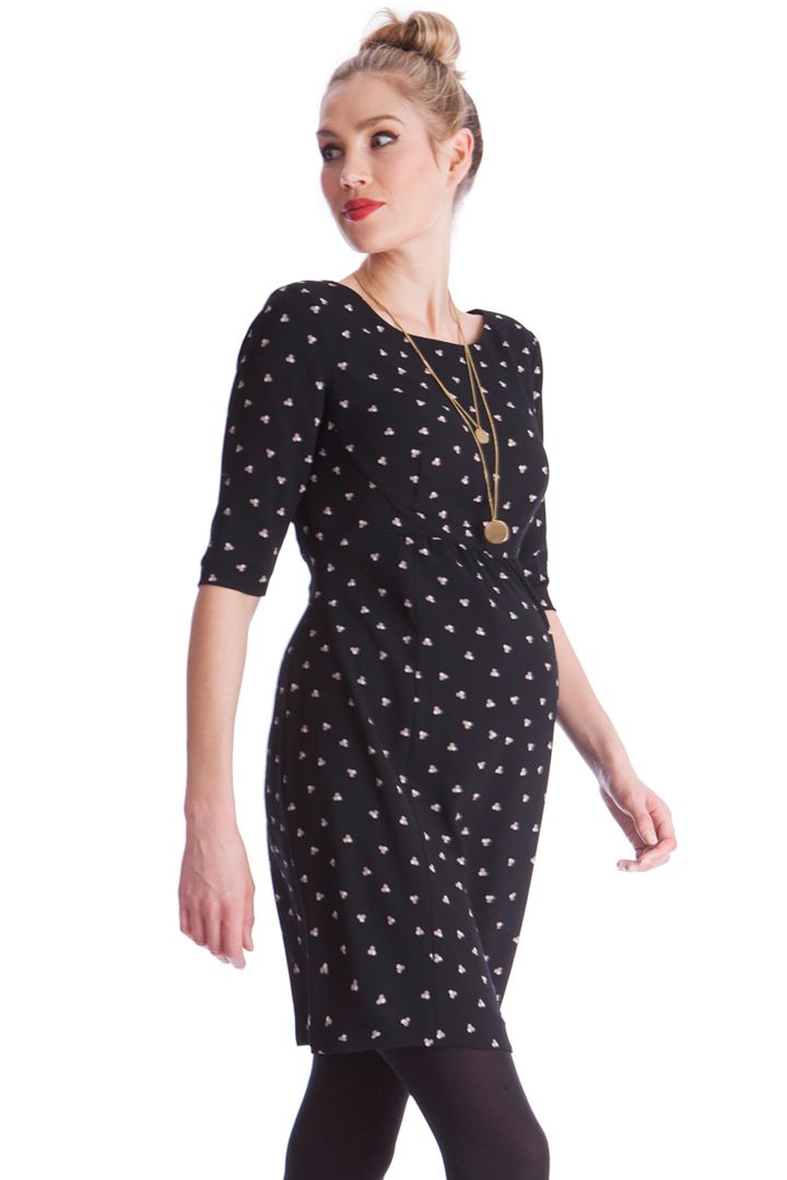 Polka Dots Maternity Dress