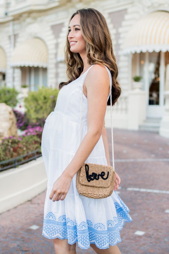 Maternity Dress with embroidery