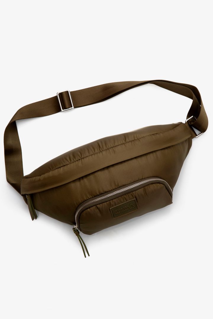 Belt changing bag eco made of recycled nylon khaki
