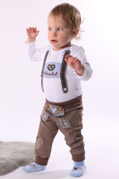 Baby Socken Hirsch hellblau