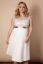 Preview: Maternity Wedding Dress with Sequined Top Plus Size