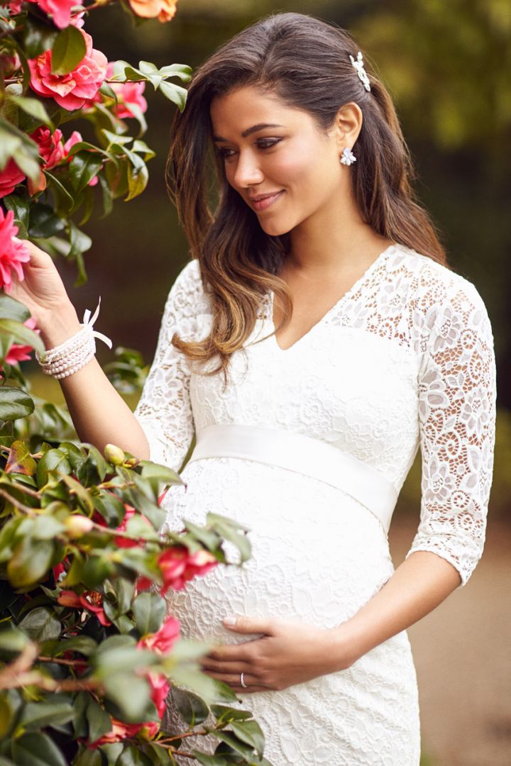 Maternity Lace Wedding Dress