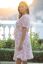 Preview: Maternity and Nursing Dress with Floral Print pink