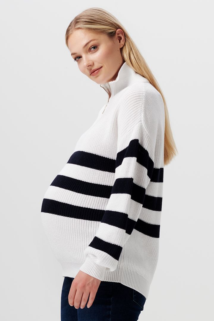 Maternity Knitted Jumper with Organic Cotton