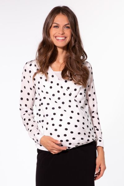 Cross-Over Maternity and Nursing Blouse