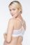 Preview: Sleep nursing bra with lace back white