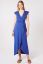 Preview: Midi Maternity and Nursing Dress in Wrap Look blue