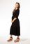 Preview: Long Maternity and Nursing Dress made of Bamboo Fibres black