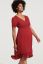 Preview: Maternity and Nursing Dress with Flounce red