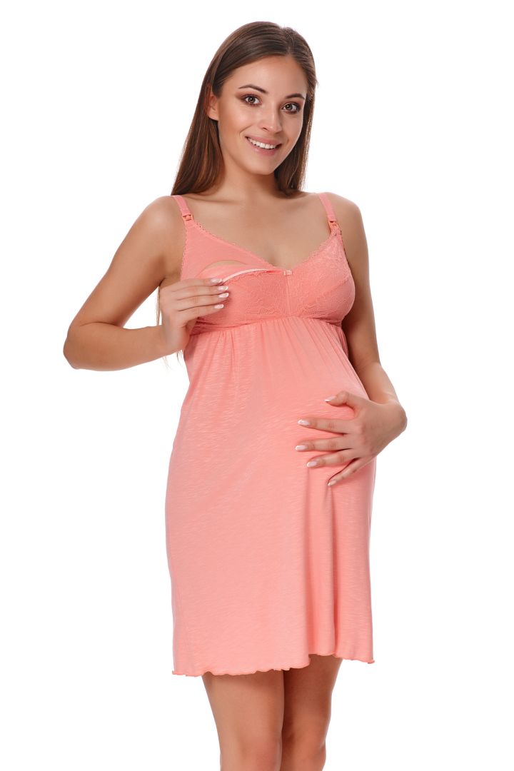 Maternity and Nursing Negligee rose