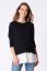 Preview: Maternity and Nursing Sweater with Detachable Blouse black