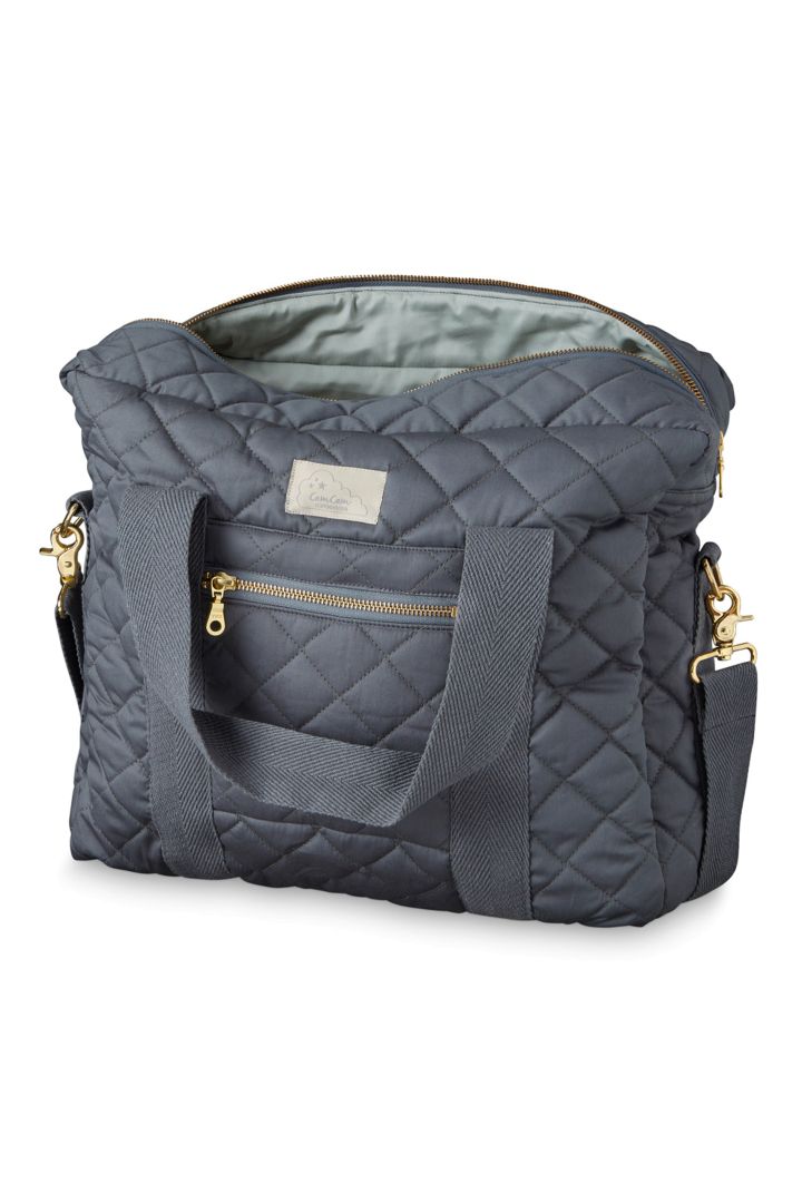 Eco Changing Bag with Quilting anthracite