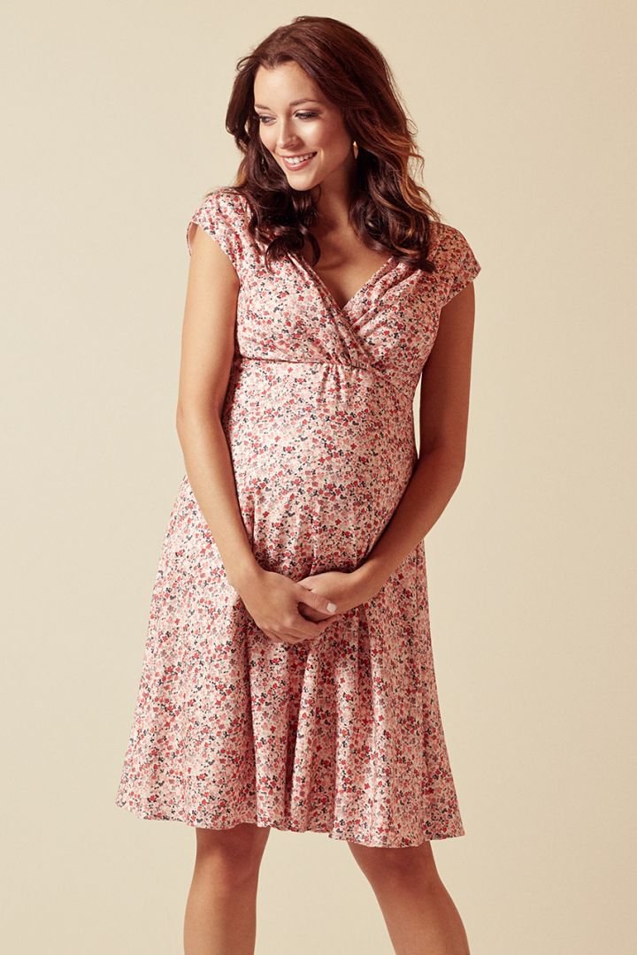 Maternity and nursing dress Mille Fleur