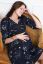 Preview: Maternity and Nursing Dress V-Neck dark blue
