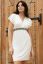 Preview: Boho Maternity and Nursing Dress white