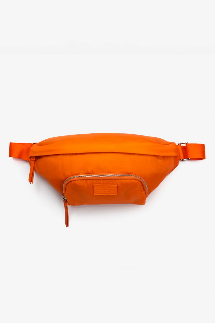 Gürtel Wickeltasche Eco aus recyceltem Nylon orange