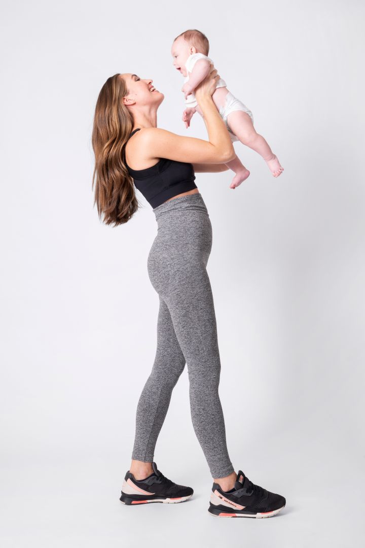 Post Maternity Active Leggings grey