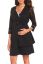 Preview: Maternity and nursing nightgown with dressing gown, black