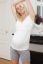 Preview: Short Maternity and Nursing Pyjama white/grey