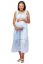 Preview: Maternity and Nursing Dress with Pleated Skirt and Vest Top