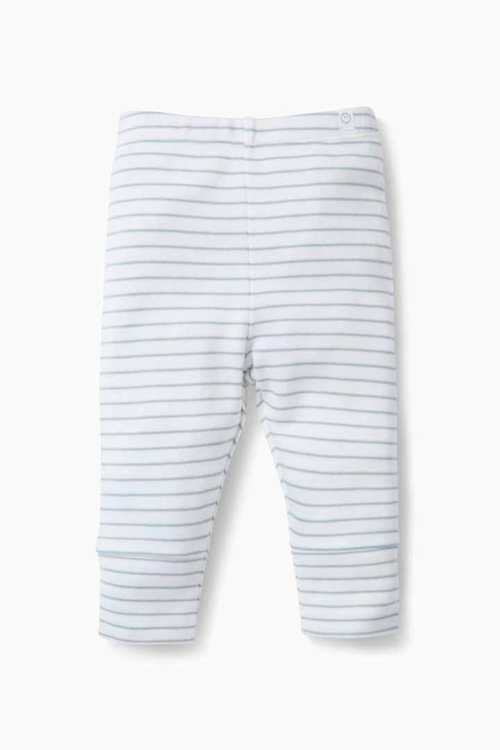 Organic leggings with stripes