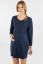 Preview: Organic Maternity and Nursing Nightdress with Button Placket