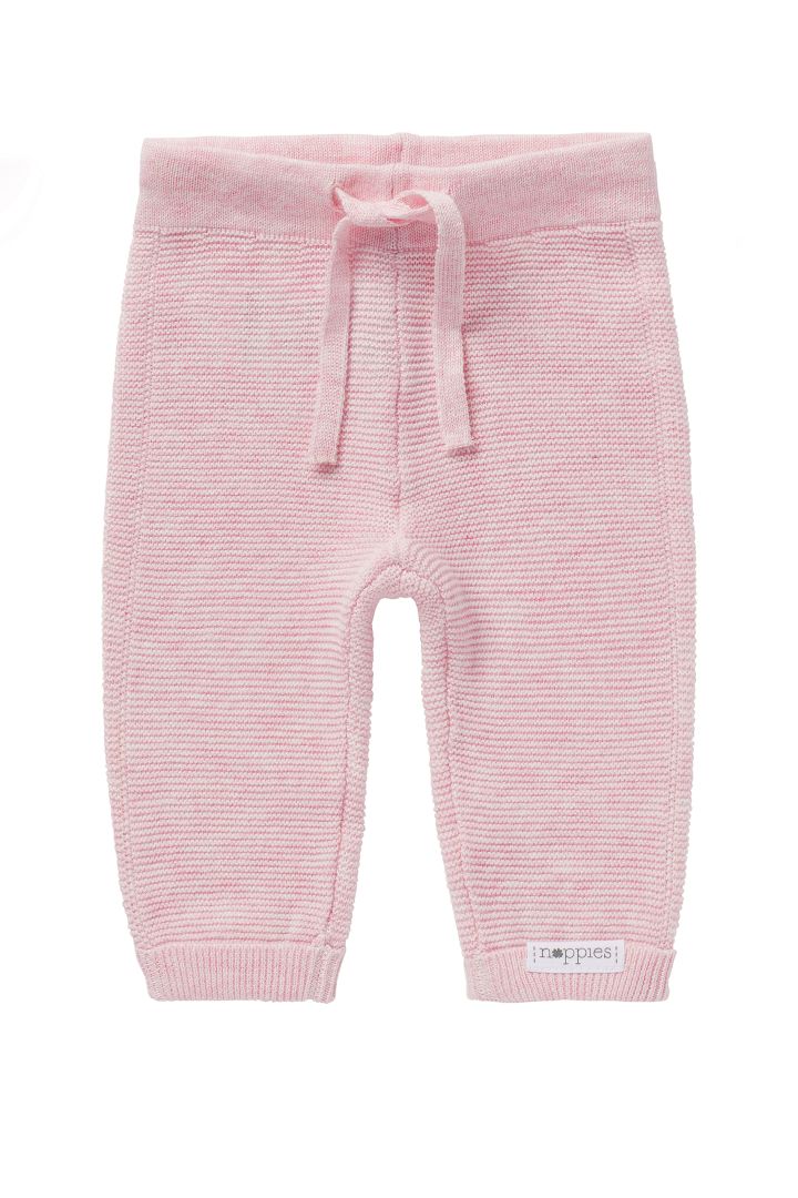 Organic Baby Knit Trousers light rose