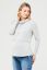 Preview: Cowl Neck Maternity and Nursing Shirt silver marle