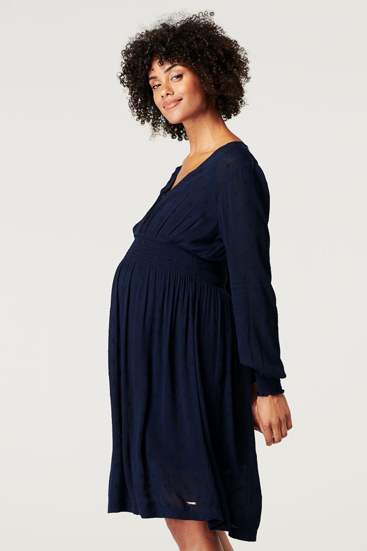 V-Neck Maternity and Nursing Dress
