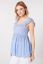 Preview: Modal Maternity Babydoll Top blue