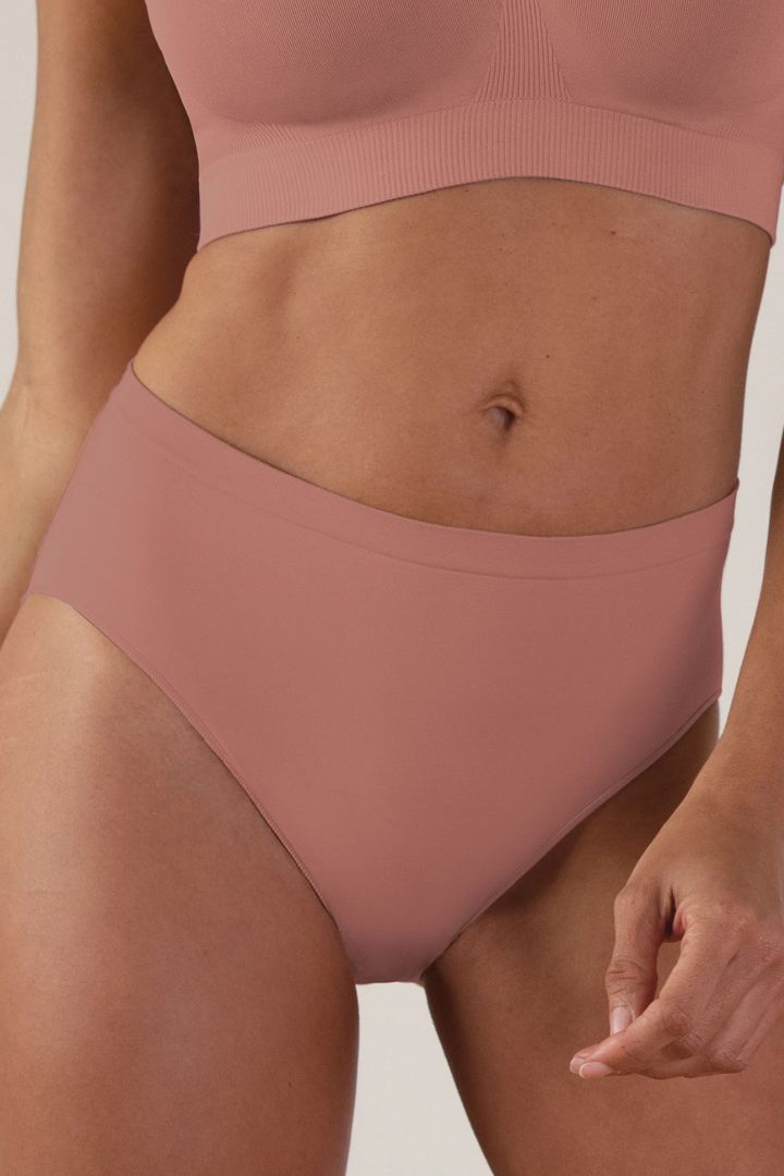 Eco High Rise Seamless Panty pink