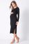 Preview: Crew Neck Layered Maternity Knit Dress black