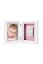 Vorschau: Stand-Bilderrahmen mit Baby Abdruckset rosa