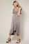 Preview: Waterfall Midi Maternity and Nursing Dress taupe