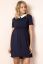 Preview: Maternity and Nursing Dress with Peter Pan Collar
