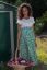 Vorschau: Umstandskleid mit Jerseytop und Blumenrock grün